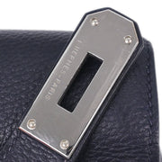 Hermes Blue Indigo Togo Kelly 50 Retourne 2way Handbag 11 Square: E 134672