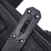 Hermes Blue Indigo Togo Kelly 50 Retourne 2way Handbag 11 Square: E 134672