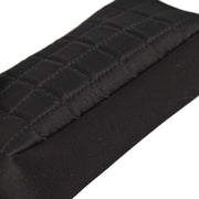 Chanel Black Satin Choco Bar Lipstick Shoulder Bag 134673