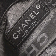 Chanel Black Satin Choco Bar Lipstick Shoulder Bag 134673