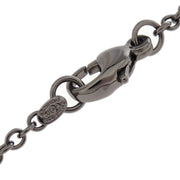 Chanel Fringe Chain Necklace Silver 02A 134685