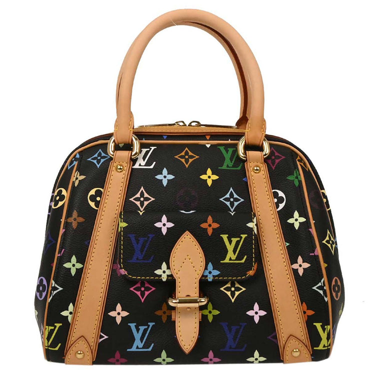Louis Vuitton Black Monogram Multicolor Priscilla Handbag M40097 SP4087 134687