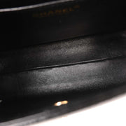 Chanel Black Calfskin Top Handle Handbag 134689