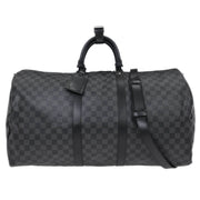 Louis Vuitton Damier Graphite Keepall Bandouliere 55 Duffle N41413 DU2193 134691