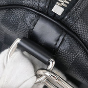 Louis Vuitton Damier Graphite Keepall Bandouliere 55 Duffle N41413 DU2193 134691