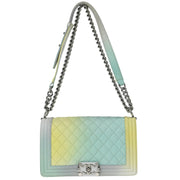 Boy Chanel Pastel Color Calfskin Medium Shoulder Bag 134692