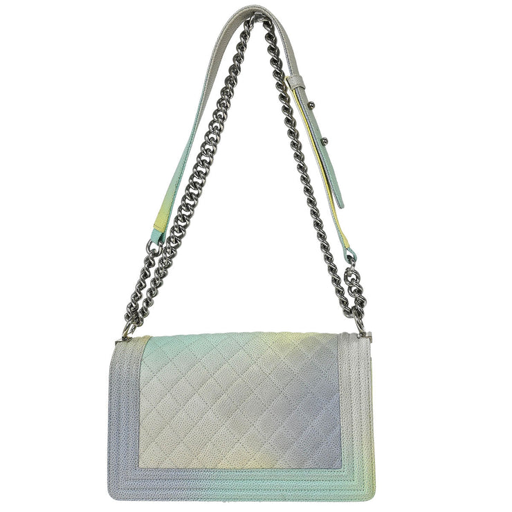 Boy Chanel Pastel Color Calfskin Medium Shoulder Bag 134692