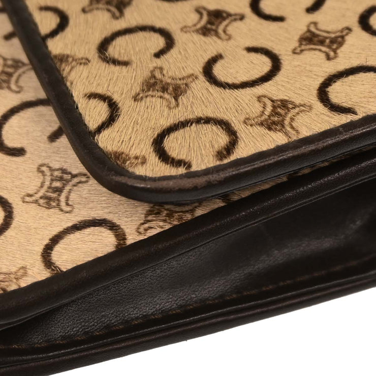 Celine * Beige Pony Hair C Macadam Shoulder Bag MC01/1 134695