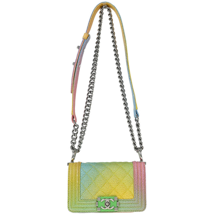 Boy Chanel Pastel Color Calfskin Mini Shoulder Bag 134696