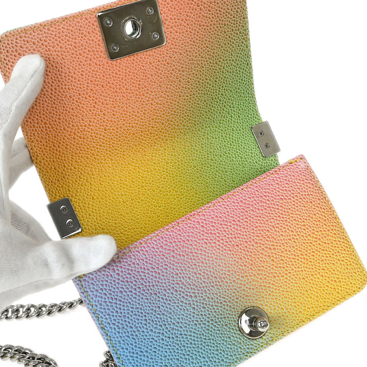 Boy Chanel Pastel Color Calfskin Mini Shoulder Bag 134696