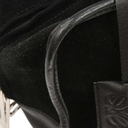 Loewe Black Suede Amazona 28 Handbag 060709 134698