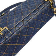 Chanel Denim Blue Backpack 134699