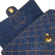 Chanel Denim Blue Backpack 134699