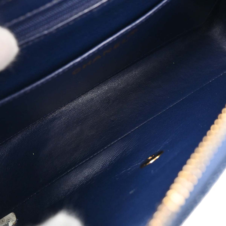 Chanel Denim Blue Backpack 134699