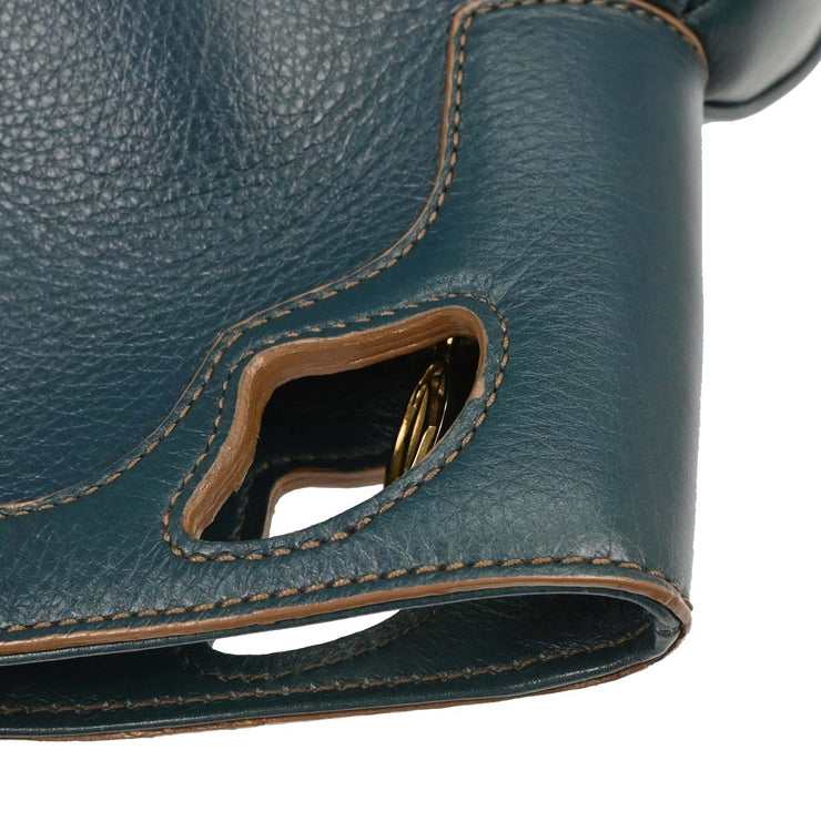 Cartier Dark Green Marcello Handbag EUMG 134711