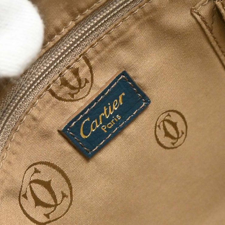 Cartier Dark Green Marcello Handbag EUMG 134711