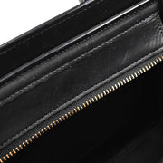Celine Off-white Black Nano Luggage Tote Handbag W-CU-2188 134712