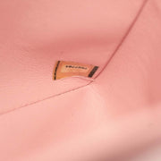 Chanel Pink Calfskin Jumbo Classic Flap Shoulder Bag 134713