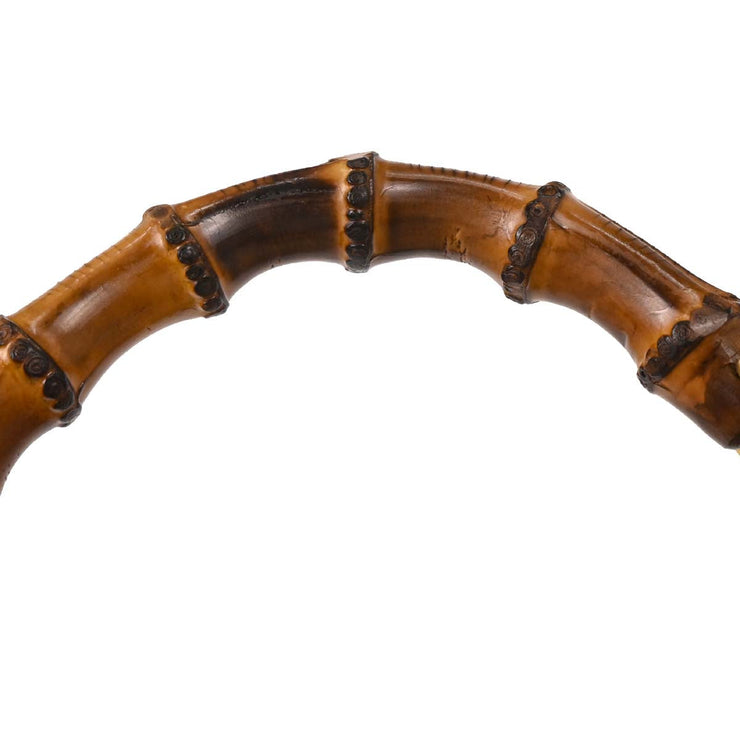 Gucci Beige Pigskin Bamboo 2way Handbag 000-2113-0633 134715