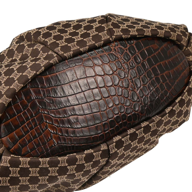 Celine Brown Canvas Macadam Handbag WC-ST-0059 134720