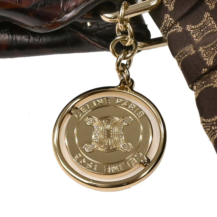 Celine Brown Canvas Macadam Handbag WC-ST-0059 134720