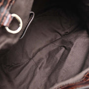 Celine Brown Canvas Macadam Handbag WC-ST-0059 134720