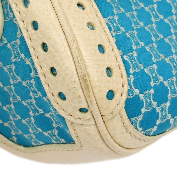 Celine Blue Canvas Macadam Handbag SAS0/46 134721