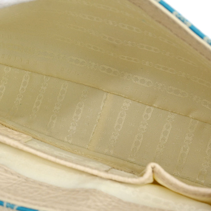 Celine Blue Canvas Macadam Handbag SAS0/46 134721