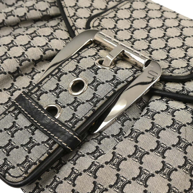 Celine Gray Canvas Macadam Handbag CE00/34 134723