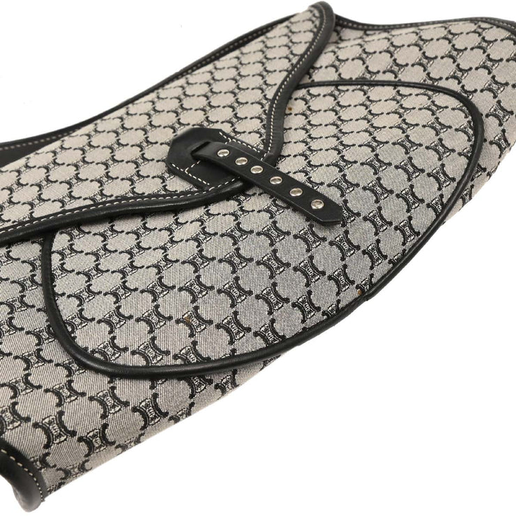 Celine Gray Canvas Macadam Handbag YS00/45 134724