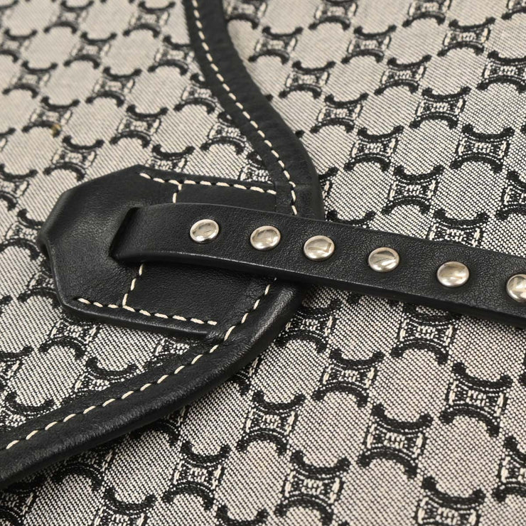 Celine Gray Canvas Macadam Handbag YS00/45 134724