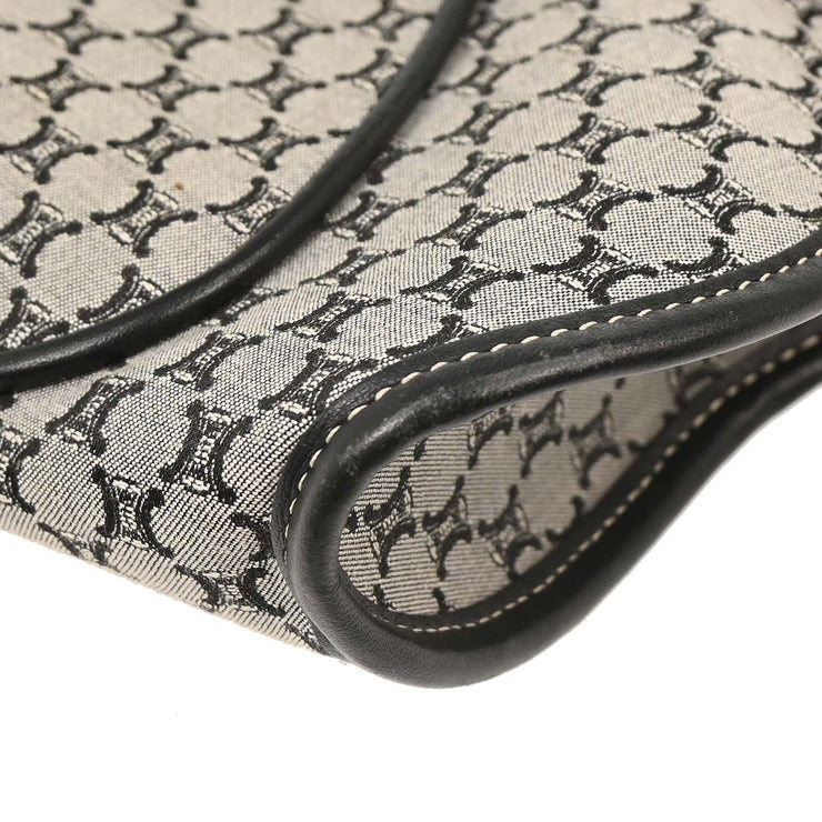 Celine Gray Canvas Macadam Handbag YS00/45 134724