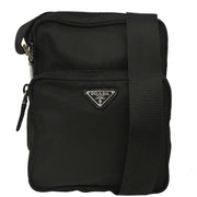 Prada Black Nylon Shoulder Bag 161 134725