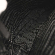 Prada Black Nylon Shoulder Bag 161 134725