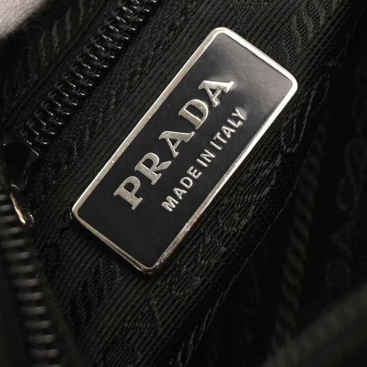 Prada Black Nylon Shoulder Bag 161 134725