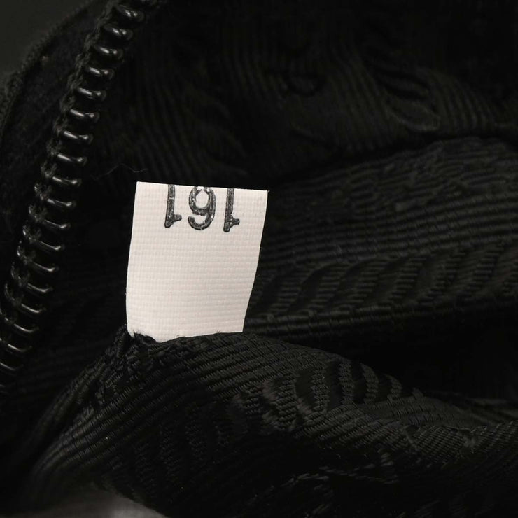 Prada Black Nylon Shoulder Bag 161 134725