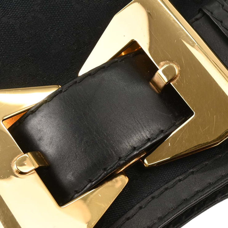 Gucci Black Canvas GG Queen Hobo Handbag 189885 001013 134727
