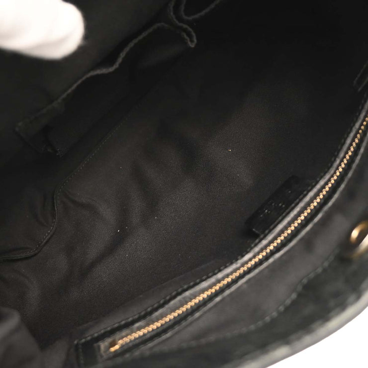 Gucci Black Canvas GG Queen Hobo Handbag 189885 001013 134727
