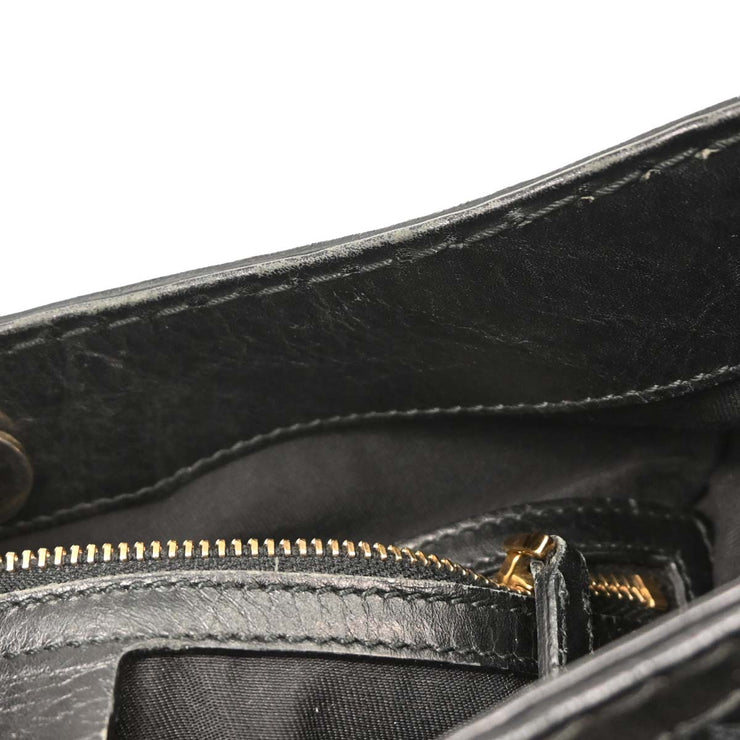 Gucci Black Canvas GG Queen Hobo Handbag 189885 001013 134727