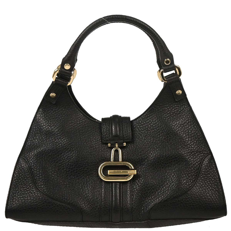 Gucci Black Leather Handbag 130995 467891 134730