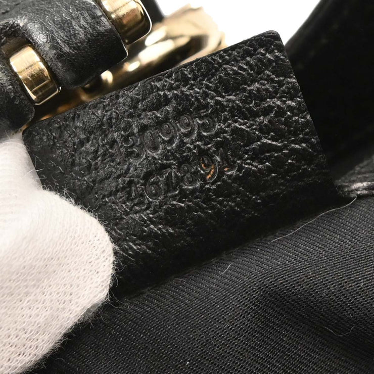 Gucci Black Leather Handbag 130995 467891 134730