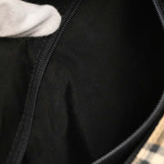 Burberry Beige Black Canvas House Check Handbag 134733