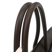 Hermes Ebene Taurillon Clemence Shoulder Birkin Handbag 110ASquare:J 134734