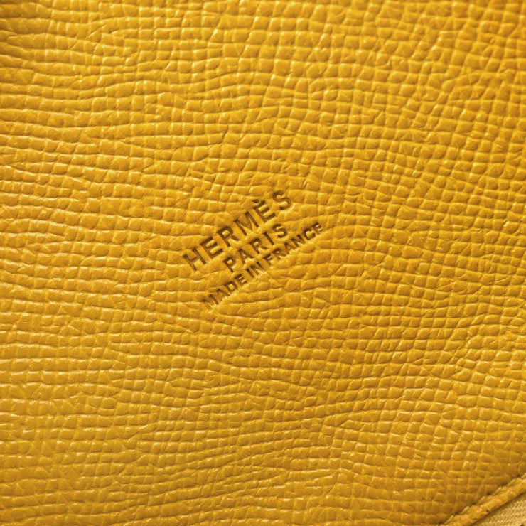 Hermes Jaune Courchevel Kelly Sport GM Shoulder Bag  Circle:X 29X 134735