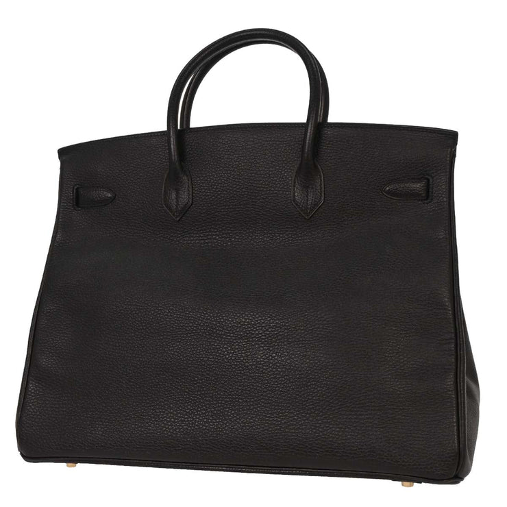 Hermes Black Ardennes Birkin 40 Handbag C.30Square:B 134739