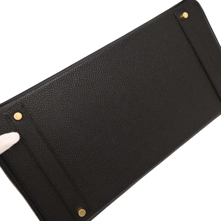 Hermes Black Ardennes Birkin 40 Handbag C.30Square:B 134739
