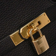 Hermes Black Ardennes Birkin 40 Handbag C.30Square:B 134739
