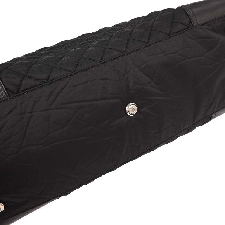 Chanel Black Paris New-York Travel Duffle Bag 134740
