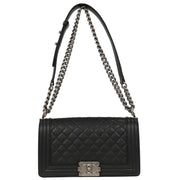 Boy Chanel Black Calfskin Medium Shoulder Bag 134742