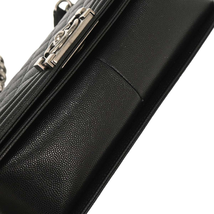 Boy Chanel Black Calfskin Medium Shoulder Bag 134742